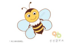 勤劳的蜜蜂简笔画步骤图_1