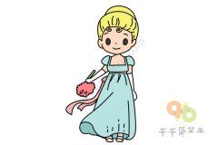 儿童画公主简笔画