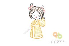 秦朝少女简笔画如何画