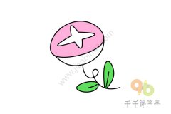 牵牛花简笔画怎么画