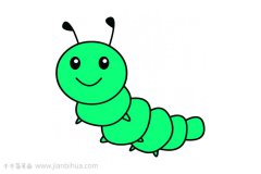 毛毛虫简笔画如何画