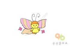 可爱的蜜蜂简笔画图片