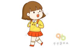 我心中的同学简笔画图片