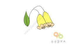 黄色的花简笔画图片