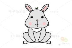 教你画兔子简笔画步骤图