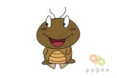 灰色的蝉宝宝简笔画