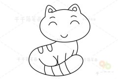 猫简笔画 呆萌可爱