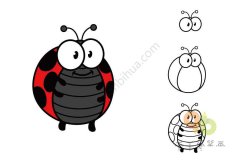 瓢虫简笔画