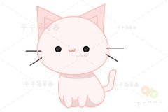 猫简笔画 漂亮可爱