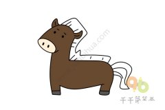 小马的简笔画怎么画