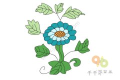 高价值 向日葵简笔画