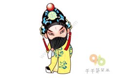 京剧《打金砖》 刘备简笔画图片