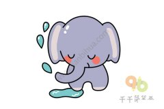 教你画大象简笔画图片