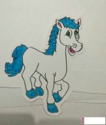 动物简笔画图片,马简笔画