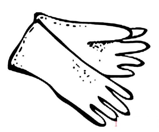 一双皮手套怎么画简笔画教程简单好看