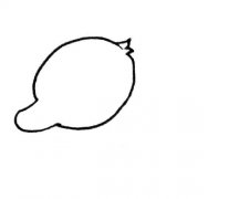 水里的小鸭子简笔画步骤图片