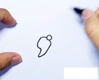 天鹅简笔画图解步骤