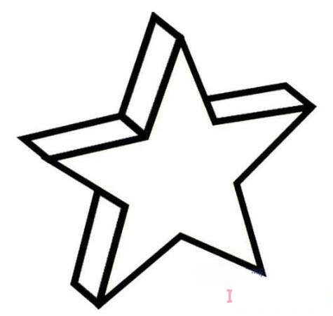 幼儿五角星的画法简笔画教程简单好看