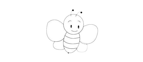 蜜蜂简笔画图片