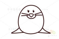 海象简笔画 简单好画