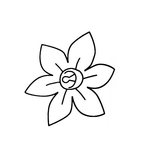 兰花的花朵花瓣画法