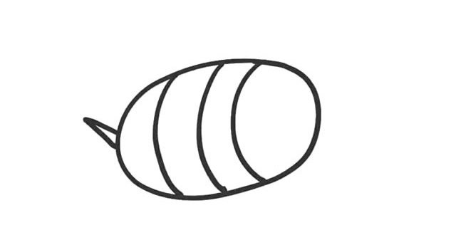 卡通蜜蜂简笔画