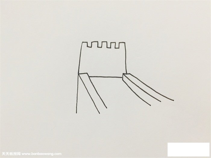 长城怎么涂色好看