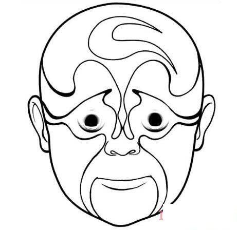 京剧脸谱怎么画简单易学 京剧面具的画法教程