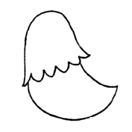 公鸡简笔画步骤