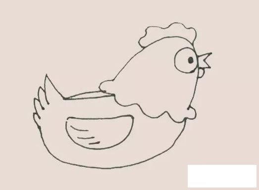 母鸡简笔画