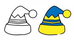 8款不同的帽子简笔画图片素材大全