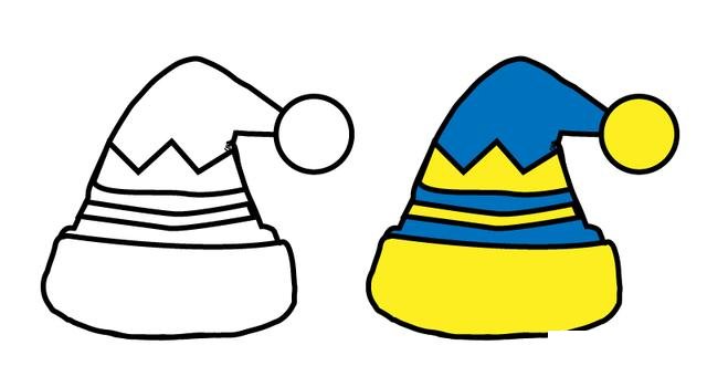 帽子简笔画图片