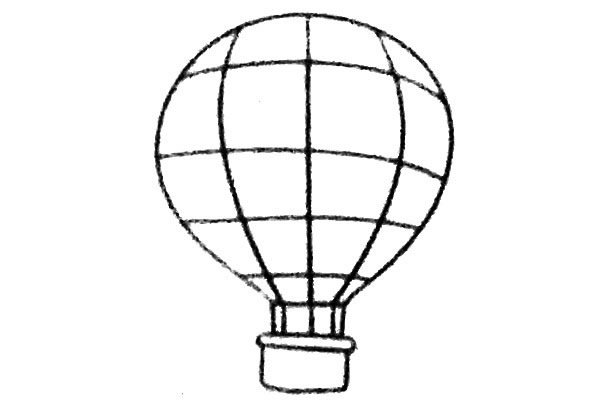 热气球简笔画图片1