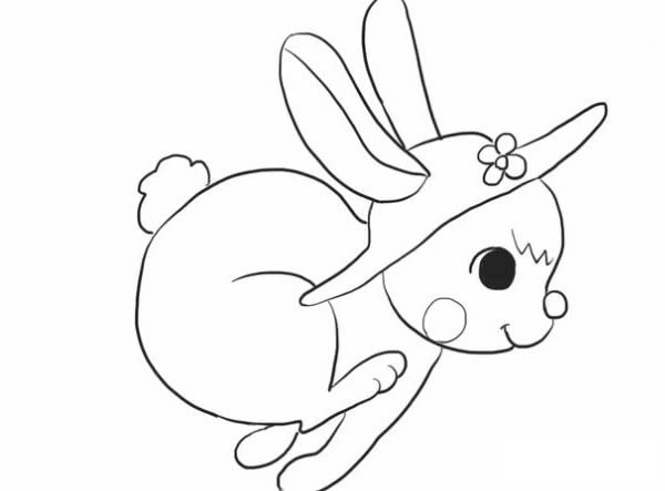 奔跑的兔子简笔画教程 奔跑的兔子简笔画怎么画