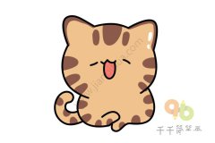 教你画狸花猫简笔画图片