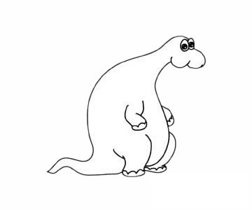 食草龙简笔画图片步骤三