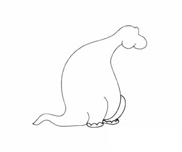 食草龙简笔画图片步骤二