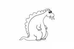 食草龙简笔画步骤教程及图片大全