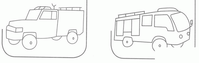 消防车简笔画