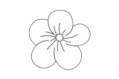 桃花简笔画步骤教程及图片大全