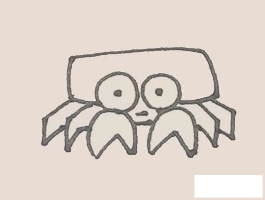 寄居蟹简笔画