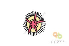 美丽的石竹简笔画图片