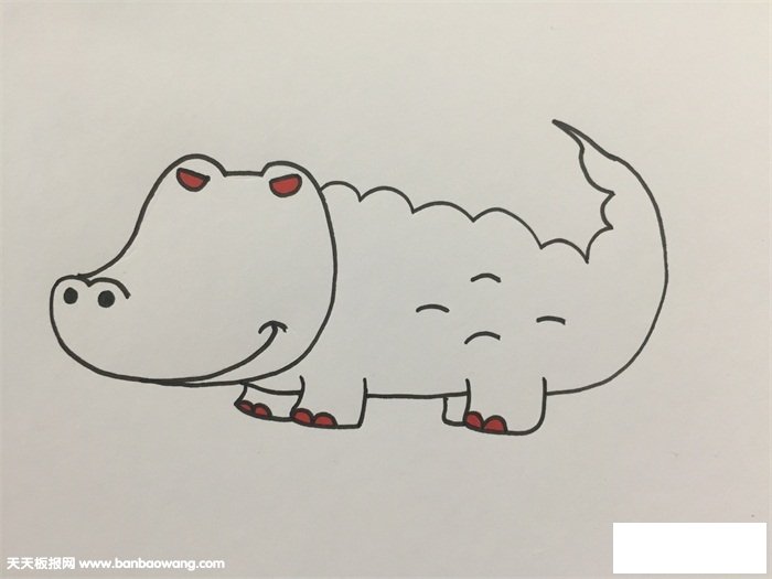 鳄鱼怎么画才可怕