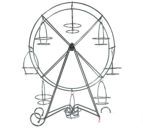 卡通摩天轮的画法简单漂亮 摩天轮简笔画图片