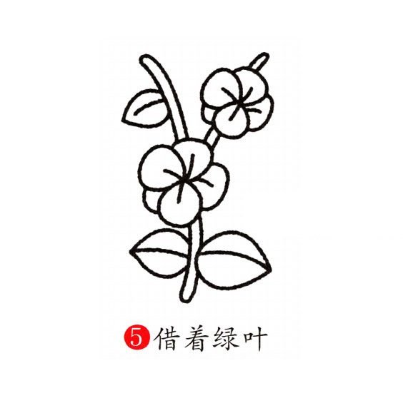 梅花简笔画图片