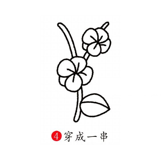 梅花简笔画图片