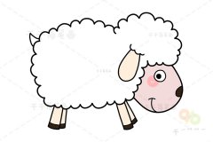 教你画绵羊简笔画图片