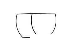 小木马简笔画图片步骤一