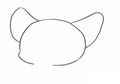 可爱小象简笔画画法步骤图解