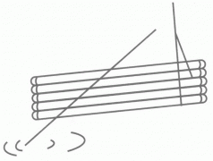 竹筏简笔画分解步骤图教程